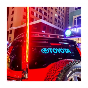 Pegatina para Auto EL de 400x100mm para Sedán y SUV. Altamente visible por la noche. Ser visto significa ser más seguro. Protege tu conducción nocturna - Product Image 6