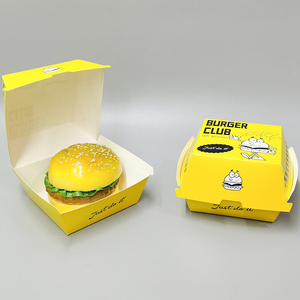 Carpeta de Papel para <span class=keywords><strong>Comida</strong></span> Rápida, Personalizada, Ecológica, Reutilizable, de Grado Alimenticio, con Forro de Esponja, Estilo Coreano, para Hot Dogs, Hamburguesas, Pollo Frito y Sushi - Product Image 1