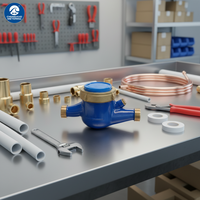 Medidor de Agua Digital de Hierro Fundido IP68 ISO 4064 Clase B de Alto Rendimiento, Proveedor OEM, Se Busca Fábrica de Socios Internacionales Urgentemente