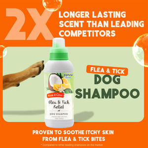 Champú <span class=keywords><strong>para</strong></span> Perros de Marca Blanca con Neem <span class=keywords><strong>y</strong></span> Cítricos, Alivio contra <span class=keywords><strong>Pulgas</strong></span> <span class=keywords><strong>y</strong></span> <span class=keywords><strong>Garrapatas</strong></span>, Sin Parabenos ni Colorantes, 592 ml, <span class=keywords><strong>para</strong></span> Marcas Mayoristas, OEM, ODM - Product Image 3