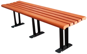 Moderno eco-friendly sedia per il tempo libero panca Click impermeabile EVA legno composito di plastica fatto noce prodotto ambientale - Product Image 6