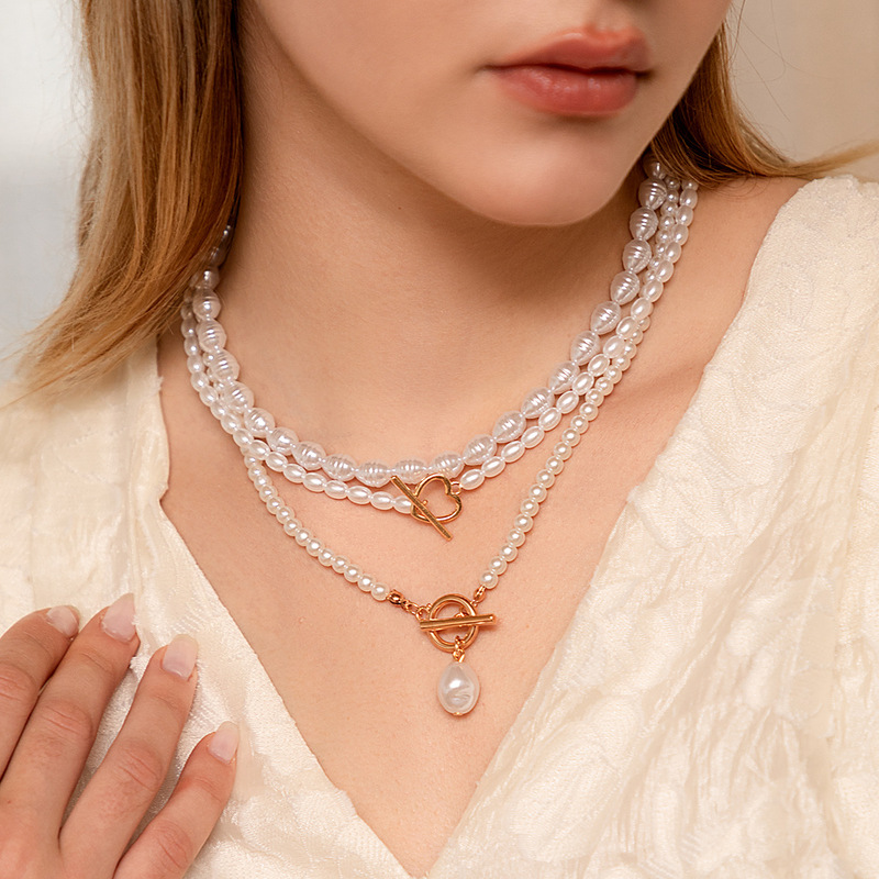 Simple Fashion Titanium Steel Necklace Gold