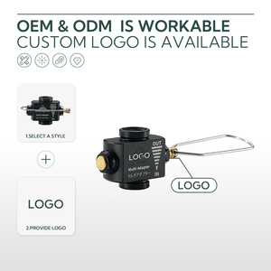 Campingmoon novedad al aire libre Camping Gas estufa convertidor quemador de Gas conector al aire libre Picnic estufa tanque de gas adaptador - Product Image 3