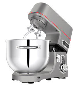 Batteur sur socle planétaire robuste 7L 1800W, tête inclinable, en aluminium moulé sous pression, 6 vitesses, multifonctionnel, mélangeur de <span class=keywords><strong>cuisine</strong></span> OEM - Product Image 6