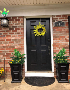 Tropical Home <strong>Garden</strong> Decoration <strong>Artificial</strong> Turtle <strong>Tree</strong> Leaves with Stems and Palm Leaf Frond for Christmas and Thanksgiving - Product Image 5