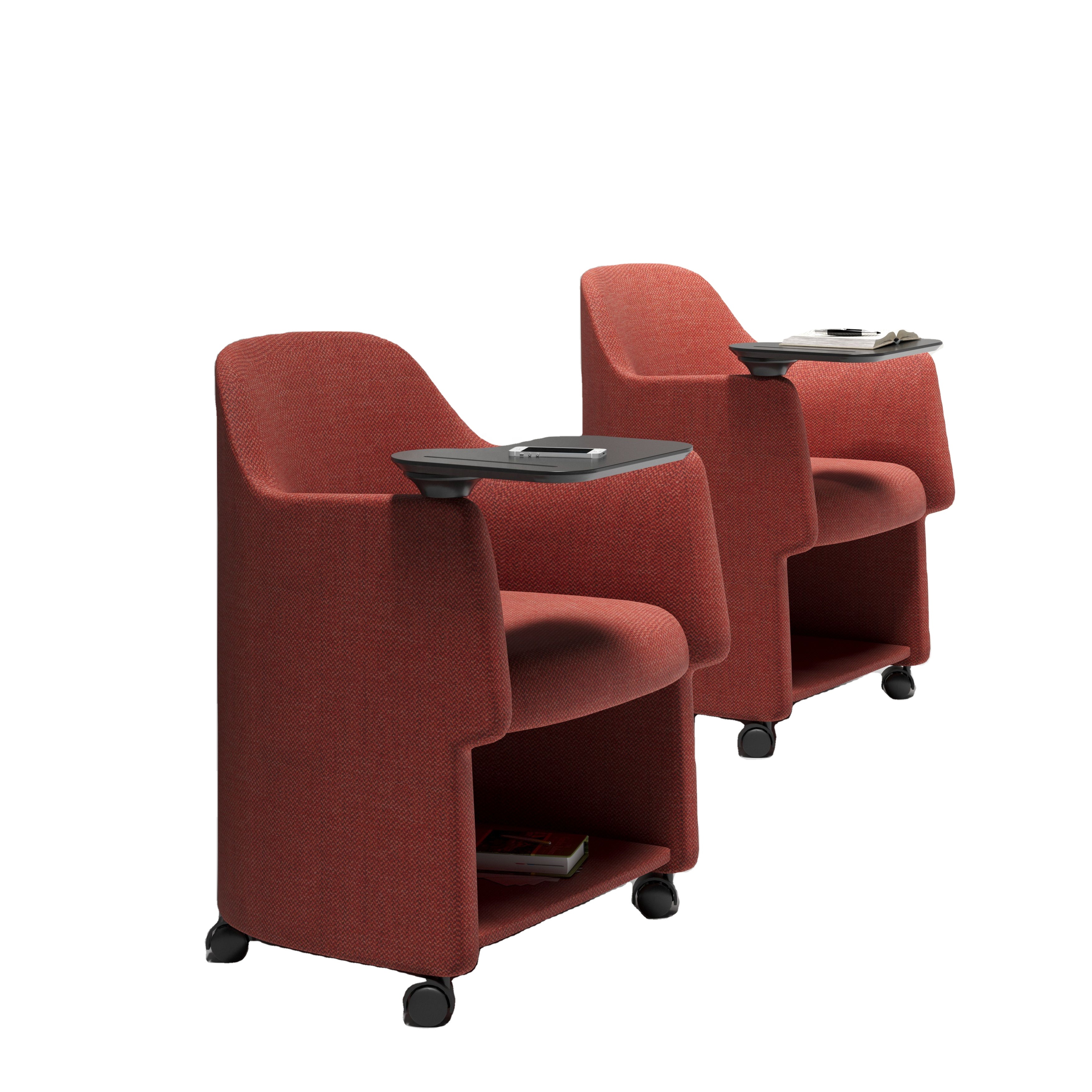 Обучающий стул Ltest нового дизайна с планшетом для письма, удобное тканевое удобное обучающее кресло для офиса