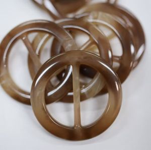 หัวเข็มขัดพลาสติกลายกระดองเต่าเคลือบนิกเกิลฟรี สำหรับรองเท้า เสื้อผ้า กระเป๋า เข็มขัด - Product Image 1