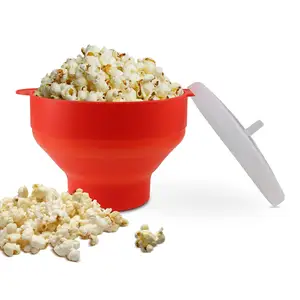 Produttori di Popcorn pieghevoli della ciotola del Popper del Popcorn del Silicone sano originale di microonda della famiglia