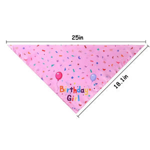 חדש טרנדי שמח לחיות מחמד קישוט יום הולדת כלב קישוט דו צדדי רוק מודפסת רוק - Product Image 6