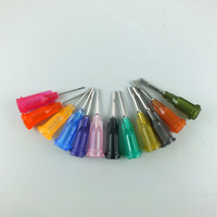 Nouvelle condition plastique acier bouche plate 10-27G aiguille de distribution demi-pouce aiguille en acier inoxydable