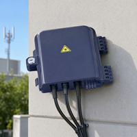 Boîtier de distribution optique mural étanche à 8 cœurs FTTH pour extérieur, directement de l'usine