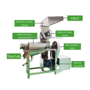 Presse-agrumes industriel durable en acier inoxydable pour l'extraction <span class=keywords><strong>de</strong></span> jus en grande quantité dans les usines <span class=keywords><strong>de</strong></span> transformation alimentaire - Product Image 5