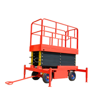 Plateforme de travail en hauteur électrique autopropulsée à ciseaux hydrauliques 6m-16m, plateforme élévatrice mobile avec certification CE
