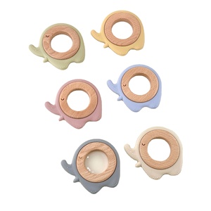 BPA-Free Food Grade Silicone e legno giocattoli massaggiagengive <span class=keywords><strong>per</strong></span> neonati 0-18 mesi regali <span class=keywords><strong>per</strong></span> bambini di <span class=keywords><strong>1</strong></span> <span class=keywords><strong>anno</strong></span> - Product Image 1