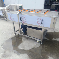 Machine de nettoyage multifonctionnelle à tambour parallèle pour légumes et canne à sucre - Machine de nettoyage à jet d'eau haute pression