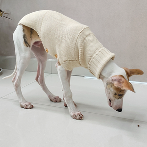 Venta al por mayor suéter de punto <span class=keywords><strong>con</strong></span> botón Pet Jumper abrigos para perros para <span class=keywords><strong>galgo</strong></span> italiano pequeños whippets Sighthounds - Product Image 6