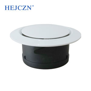 <span class=keywords><strong>Grille</strong></span> de <span class=keywords><strong>ventilation</strong></span> ronde moderne en <span class=keywords><strong>PVC</strong></span> pour plafond blanc - Product Image 4