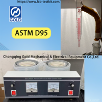 Aparato de destilación Dean Stark ASTM D95 Aparato de contenido de agua y probador de humedad