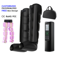 Steckerfertige 6-Airbag-Luftkompressions-Beinmassagegerät-Stiefel, professionell, sequentiell, 4 Modi, Zeitsteuerung, Fuß- und Ganzbein-Zirkulationsförderung