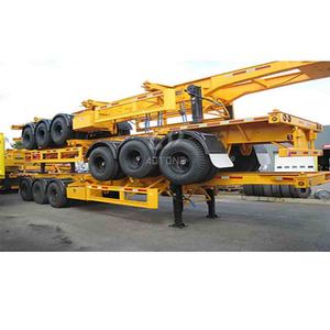 Nhà Máy bán hàng trực tiếp <span class=keywords><strong>40ft</strong></span> 20ft thép <span class=keywords><strong>container</strong></span> bán <span class=keywords><strong>Trailer</strong></span> <span class=keywords><strong>Skeleton</strong></span> <span class=keywords><strong>Trailer</strong></span> - Product Image 4