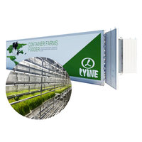 Système de culture hydroponique LYINE, table d'inondation hydroponique, conteneur, machine de production d'aliments pour volailles