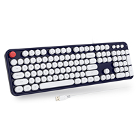 2025 nouvelle arrivée ventes directes d'usine personnalisé élégant filaire rétro fantaisie pas cher OEM clavier