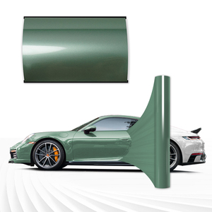 Película de envoltura de vinilo automotriz de Color de alto brillo de PVC PET más vendida, película de envoltura de coche, pegatina de vinilo para coche - Product Image 1