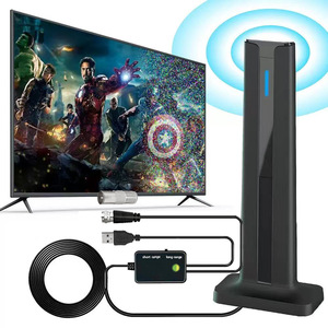 Antenne <span class=keywords><strong>TV</strong></span> numérique HD DTMB 25dBi Amplificateur de signal Intérieur Portée 50-80 milles 1080p Montage vertical Vente en gros OEM - Product Image 1