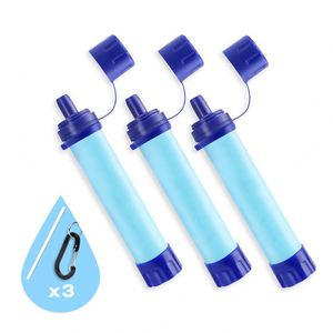 หลอดกรองน้ำพกพา น้ำหนักเบา สำหรับกิจกรรมกลางแจ้ง ปีนเขา ท่องเที่ยว ระบบกรอง 4 ขั้นตอน ให้คุณดื่มน้ำได้อย่างปลอดภัย - Product Image 1