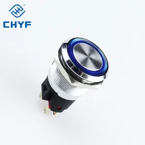 10 Amp 16/19/22mm Momentary latching Push Button Switch 12V LED Waterproof Self Reset push button switch