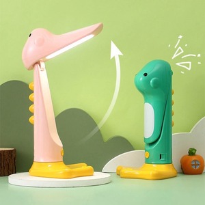 Lámpara Nocturna LED con Interruptor de Botón, Diseño de Dinosaurio, para Niños, Regalo Infantil, Lámpara de Mesa para Dormitorio, Mini Lámpara de Escritorio USB Plegable - Product Image 4