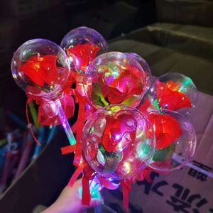 Leuchtender Rosenball Grenzüberschreitender Bestseller Feenzauberstab Kinder-Leuchtspielzeug Valentinstag-Geschenk Runder Rosenball - Product Image 5