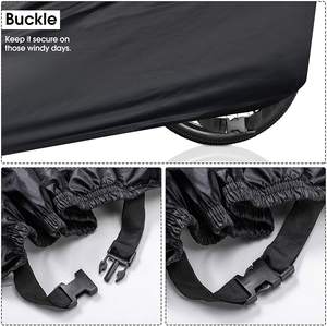 Cubierta de bicicleta 420D transpirable duradera de primera calidad, resistente al agua, Anti UV, cubiertas de bicicleta para bicicleta eléctrica - Product Image 5