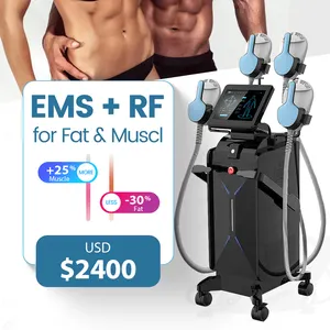 Android operation 4 Handles ems body sculpting slimming machine