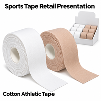 Bande adhésive sportive Heao Medical en tissu de coton premium, adhésif thermofusible, pour la protection des chevilles, des bras et des mains.