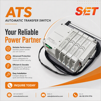 Commutateur de transfert automatique industriel (ATS) à double alimentation pour groupe électrogène résidentiel 400A 415V