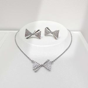 ชุดเครื่องประดับเงินแท้ 925 ราคาโรงงาน ดีไซน์แฟชั่นสำหรับเด็กและผู้หญิง รุ่นปี 2026 แบบเรียบง่าย ประดับโบว์และผีเสื้อ สไตล์วินเทจ - Product Image 4
