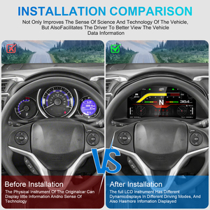 NaviHua, Nuevo Producto para Honda Fit 2014-2020, Pantalla LCD Inteligente para Automóvil, Medidor Automático, Tacómetro de Cabina Virtual, Pantalla Fantasma - Product Image 4