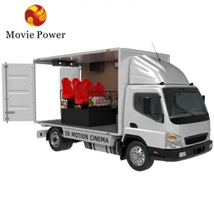Film di potenza 7D 4D 5D Cinema camion simulatore Mobile Vr motion Film sedia 9Vr Cinema sedile 12D auto cabina Mobile per la vendita