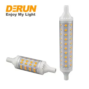 고휘도 175V 265V R7S 78mm 18mm 189mm 5W 10W 15W SMD2835 광원 할로겐 램프, LED-R7S