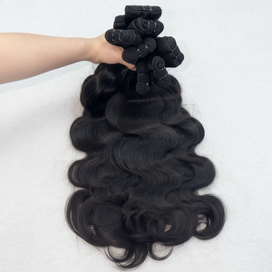 Extensions de cheveux humains bruts bouclés Bonce, ondulés naturels cambodgiens, vente en gros, fournisseurs de cheveux vierges bruts vietnamiens et birmans bouclés - Product Image 4