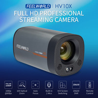 Cámara PTZ para Conferencias HV10X con Zoom Óptico 10X, 1080P, Control de Exposición y Balance de Blancos Automático / USB para Reuniones Corporativas