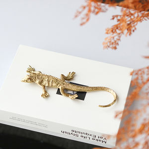 批发定制空间装饰雕塑家居装饰项目铜鬣蜥工艺品 - Product Image 4