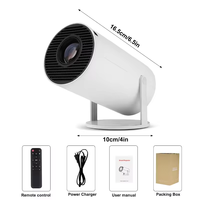 Proyector LCD Hy300 Pro 0 4K Android 11 Dual Wifi6 120 ANSI Allwinner H713 BT5.0 720P 1280*720P Home Cinema Outdoor Projetor