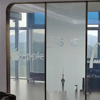 Película Inteligente PDLC Autoadhesiva Personalizable con Logotipo y Patrón, Película Decorativa de Privacidad Conmutable para Ventanas de Hotel