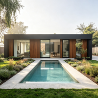 Villa préfabriquée modulaire moderne sur mesure pour une habitation permanente