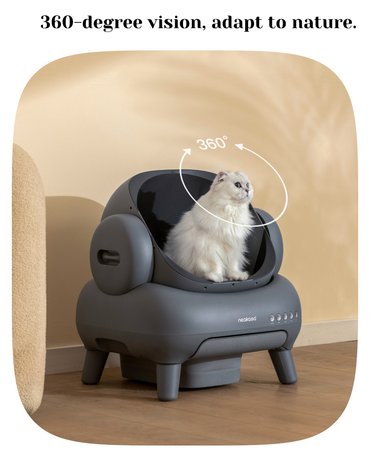 Lettiera Autopulente Neakasa M1 Per Gatti - Controllo App, Design Aperto XXL, Senza Odori, Per Multi-Gatto - Foto 12
