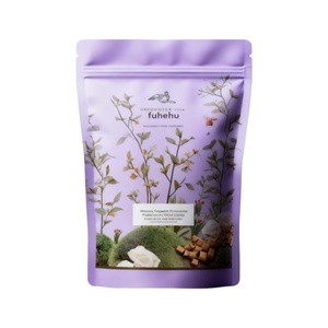 Bolsas de embalaje de alimentos a prueba de humedad con logotipo personalizado impreso Ziplock bolsa de pie de plástico para té galletas embalaje de aperitivos - Product Image 1