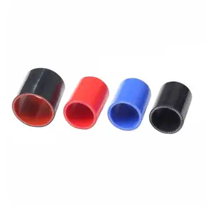 MAX אוניברסלי שחור כחול אדום ישר 4 אינץ' מזהה 38 מ""מ 3 שכבות צינור צינור מצמד גומי צינורות סיליקון