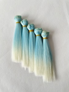 BJD/SD Cotton Doll Wig <strong>Hair</strong> <strong>Straightening</strong> High Temperature Silk Straight Gradient 15cm Ker <strong>Hair</strong> <strong>Straightening</strong> - Product Image 6